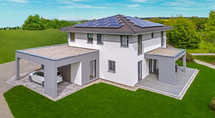 Außenansicht Haas MH Falkenberg 150 von Haas Fertigbau