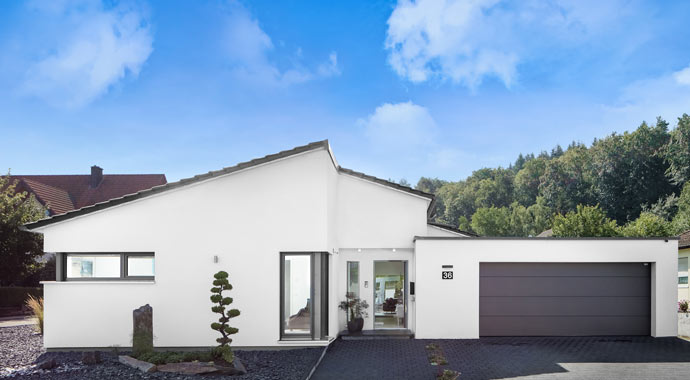 Außenansicht Bungalow Bretten von Bittermann & Weiss