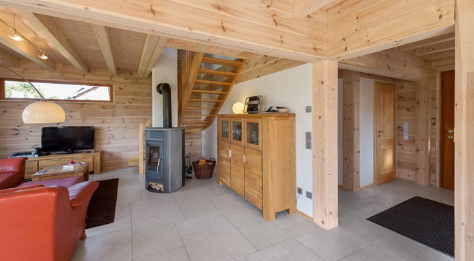 Fullwood Wohnblockhaus Haus Eifelwald Wohnbereich & Diele