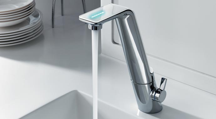 Berührungslose Armatur ALESSI Sense von Hansa Berührungslose Armatur ALESSI Sense von Hansa