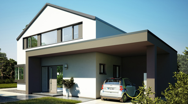 Bien-Zenker Musterhaus Concept-M Köln Außenansicht