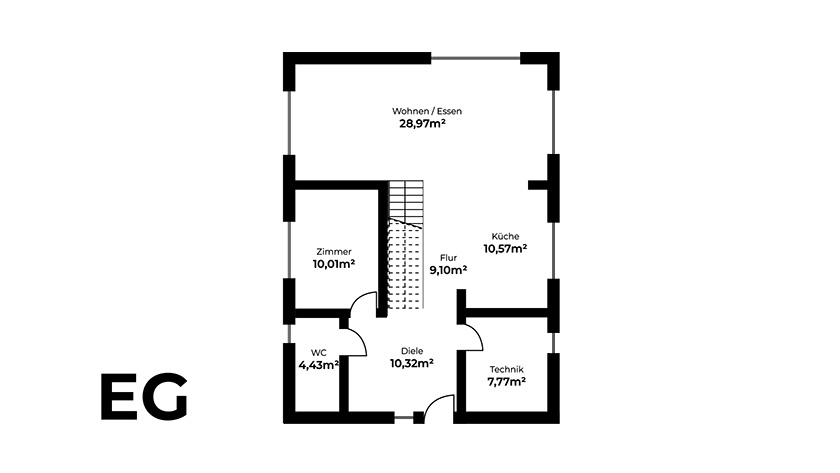 Grundriss Erdgeschoss