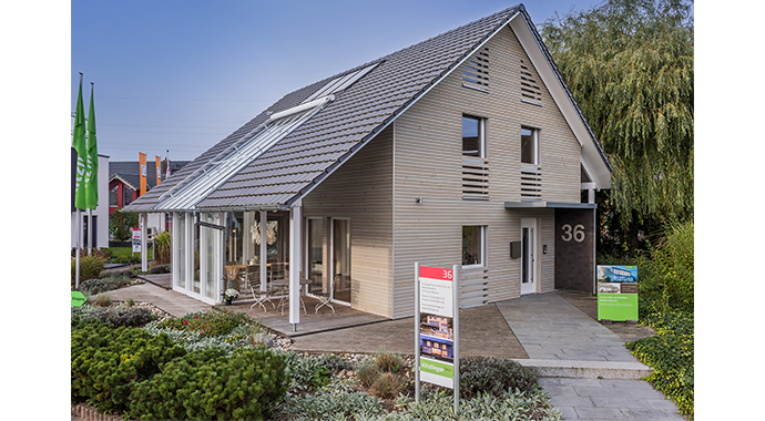 Musterhaus Fellbach von KitzlingerHaus Außenansicht
