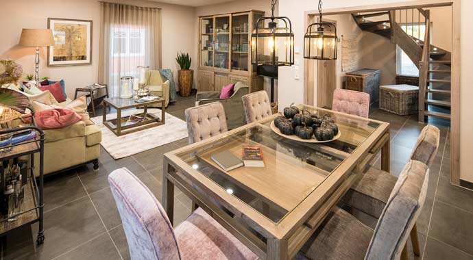 Essbereich Uno 2.0 - Musterhaus Leipzig von FingerHaus