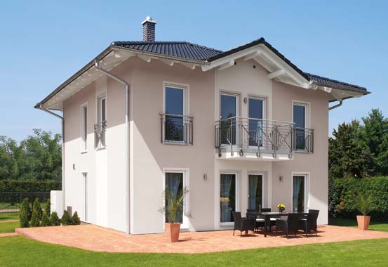 Außenansicht Musterhaus Mahlsdorf von Schwabenhaus