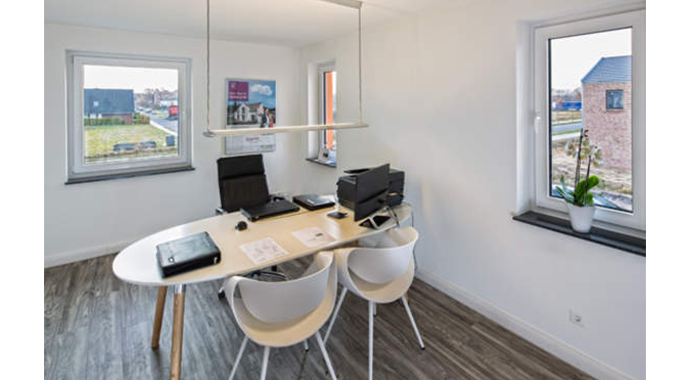 Heinz von Heiden Musterhaus Elbmosaik Büro