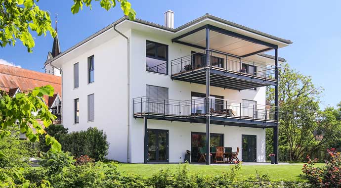 Außenansicht Musterhaus Bohlingen von Das Bodenseehaus