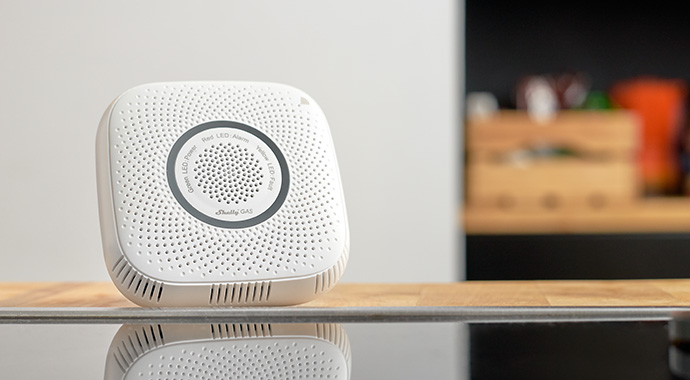 Der Sensor schützt vor Gaslecks | Shelly