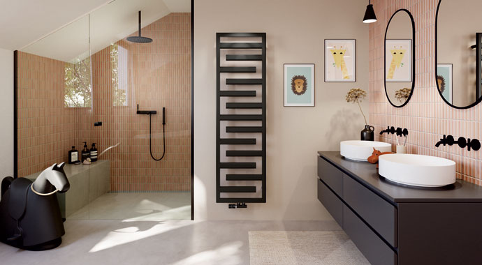 Badheizkörper Tetris von Zehnder