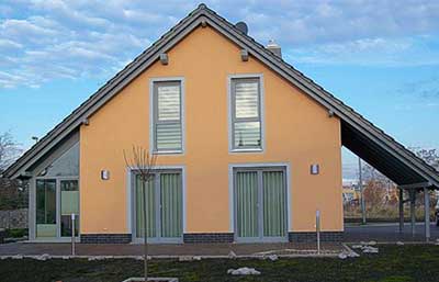 Town & Country Haus Musterhaus Wintergartenhaus 118 Außenansicht