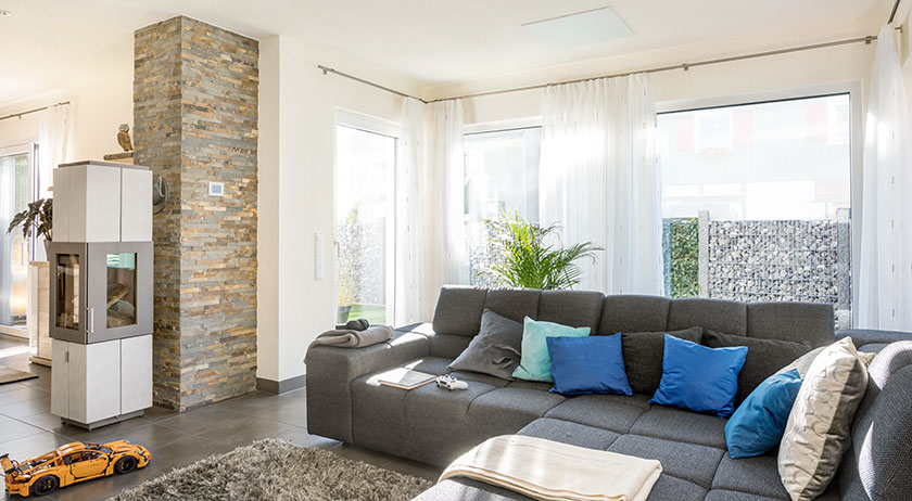 SchwörerHaus Kundenhaus Ziegler Wohnzimmer