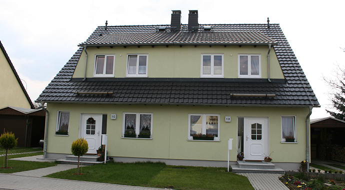 ZimmerMeisterHaus Musterhaus Halsbrücke Außenansicht