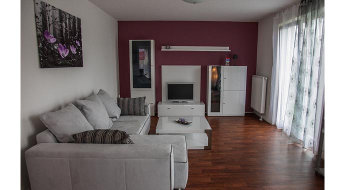 Town & Country Haus Musterhaus Lichthaus 121 Wohnbereich