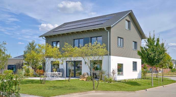 Außenansicht Musterhaus Werder von SchwörerHaus