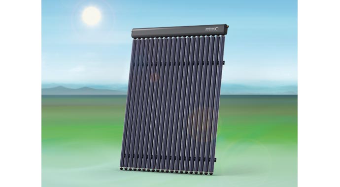 Solarthermieanlage Brötje Vakuumröhrenkollektoren SolarPlus HP 20 und HP 30 B