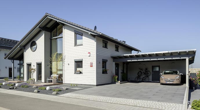 Stommel Haus Haus Silberweide Außenansicht