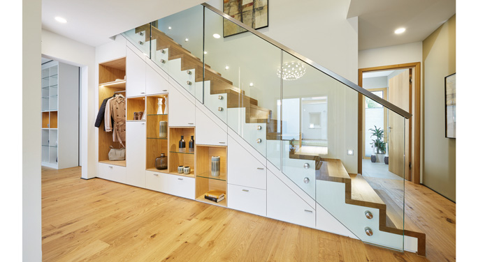 WeberHaus Ausstellungshaus Fellbach Eingangsbereich