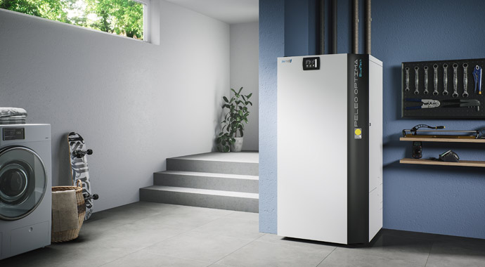 Pelletskessel PELEO OPTIMA BlueTech von Paradigma