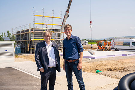 BDF-Geschäftsführer Achim Hannott und Kappel-Grafenhausens Bürgermeister Jochen Paleit BDF-Geschäftsführer Achim Hannott und Kappel-Grafenhausens Bürgermeister Jochen Paleit