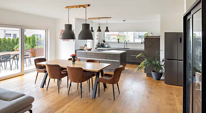 Esszimmer. Foto: FingerHaus