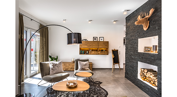 Okal Haus Musterhaus Fellbach Wohnzimmer
