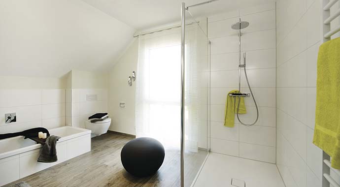 WeberHaus Ausstellungshaus Mannheim Badezimmer