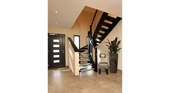 FingerHaus Musterhaus Medley 410 Sonderedition Treppe
