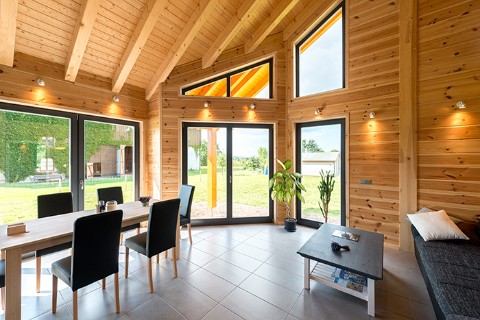 Musterhaus Wismarbucht Wohnbereich