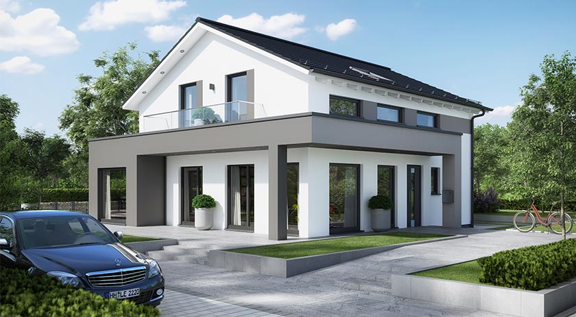 Living Haus Sunshine 165  V4 Außenansicht