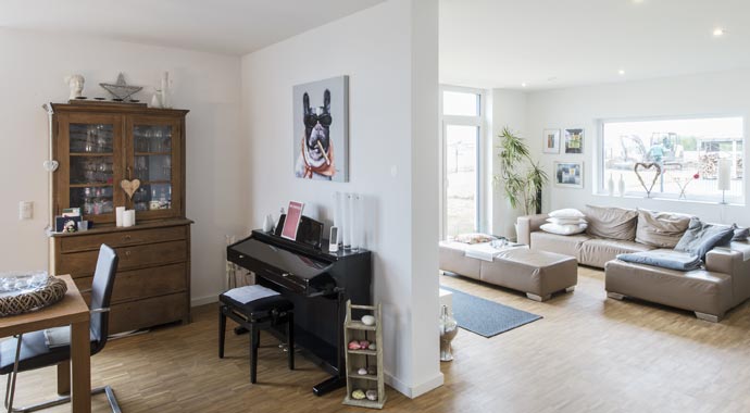 Ytong Bausatzhaus Haus Steinkamp Wohnbereich