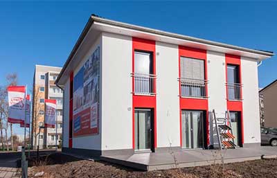 Town & Country Haus Musterhaus Stadtvilla 145 Außenansicht