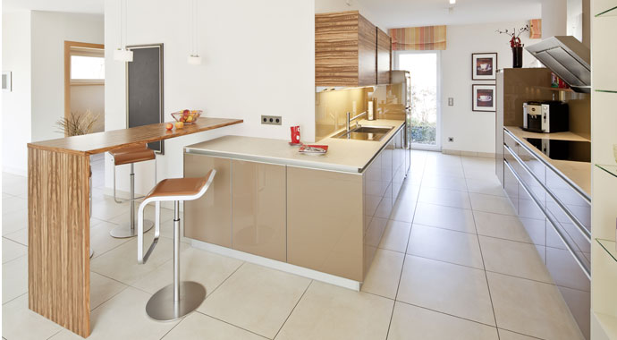 Luxhaus Musterhaus Georgensgmünd Küche