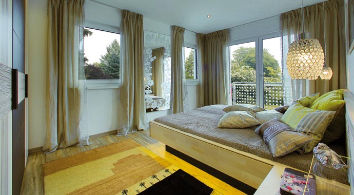 ELK Fertighaus ELK Living 160 Schlafzimmer