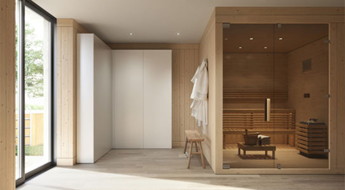 Sauna CLARON 3.1790_i von KAMPA