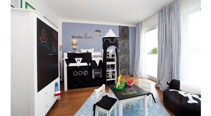 Elk Fertighaus Musterhaus Comfort 164 Trendline Kinderzimmer