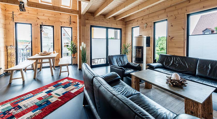 Fullwood Haus auf der Röth Wohn- und Essbereich