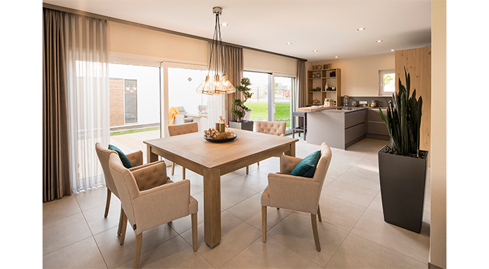 FingerHaus Musterhaus Neo Esszimmer