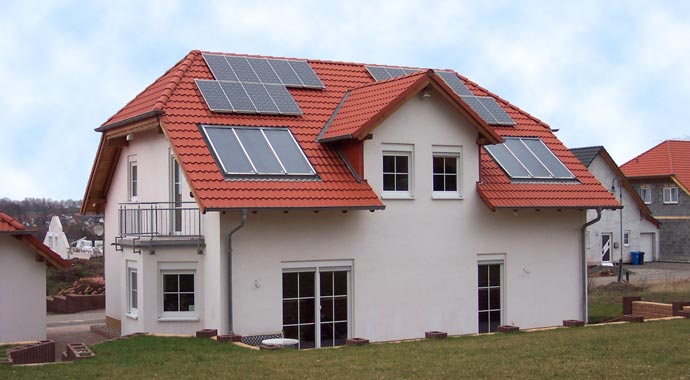 Town & Country Haus Musterhaus Mitwachshaus 142 Außenansicht