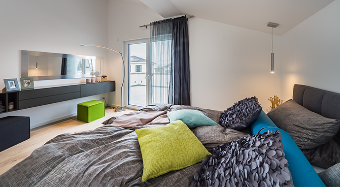 Okal Haus Musterhaus Günzburg Schlafzimmer