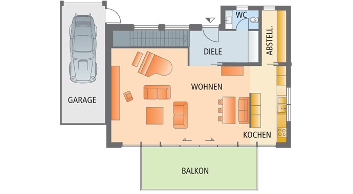 Beilharz Kundenhaus Drissner Grundriss Erdgeschoss