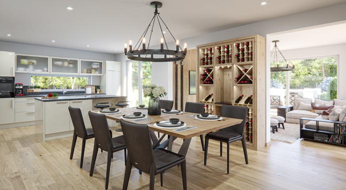 Wohnbereich Arosa von RENSCH-HAUS