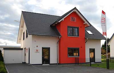 Town & Country Haus Musterhaus Lichthaus 152 Außenansicht