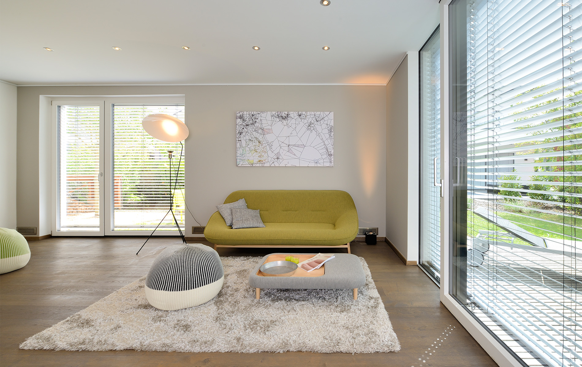 Gruber Musterhaus Wohnbereich