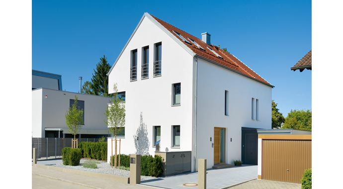 Gruber Naturholzhaus Haus Silbereiche Außenansicht