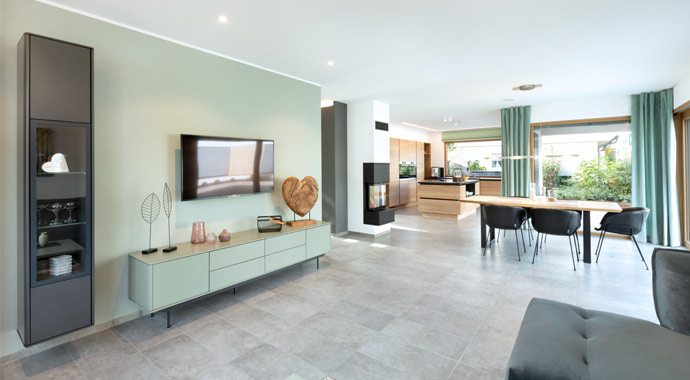 Wohnbereich Musterhaus Mannheim von Talbau-Haus