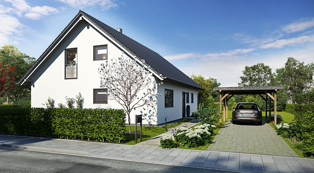 Musterhaus Mannheim Außenansicht