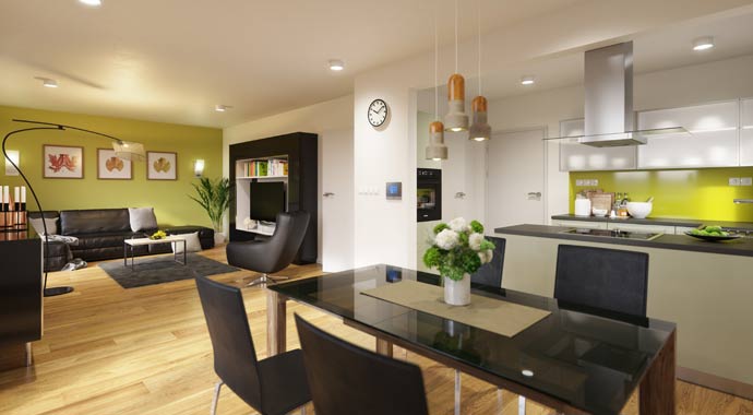 Essbereich Clou 123 von Rensch-Haus