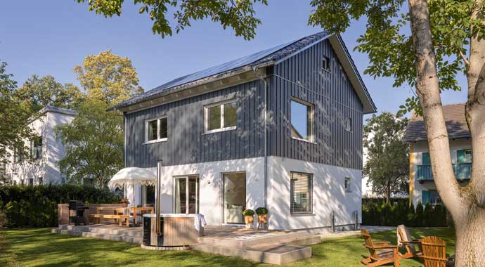 Außenansicht Einfamilienhaus von SchwörerHaus Außenansicht Einfamilienhaus von SchwörerHaus