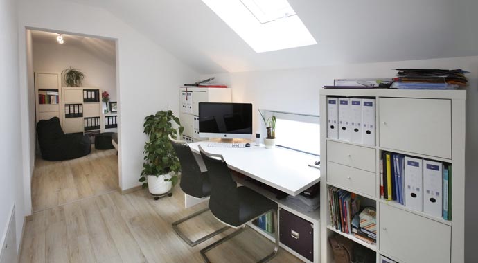 Homeoffice Kundenhaus Point 140 A2 von Dan-Wood