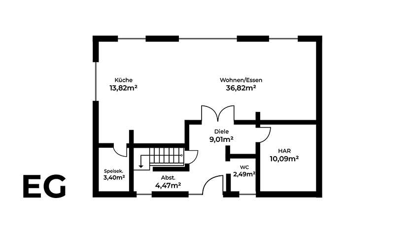 Grundriss Erdgeschoss